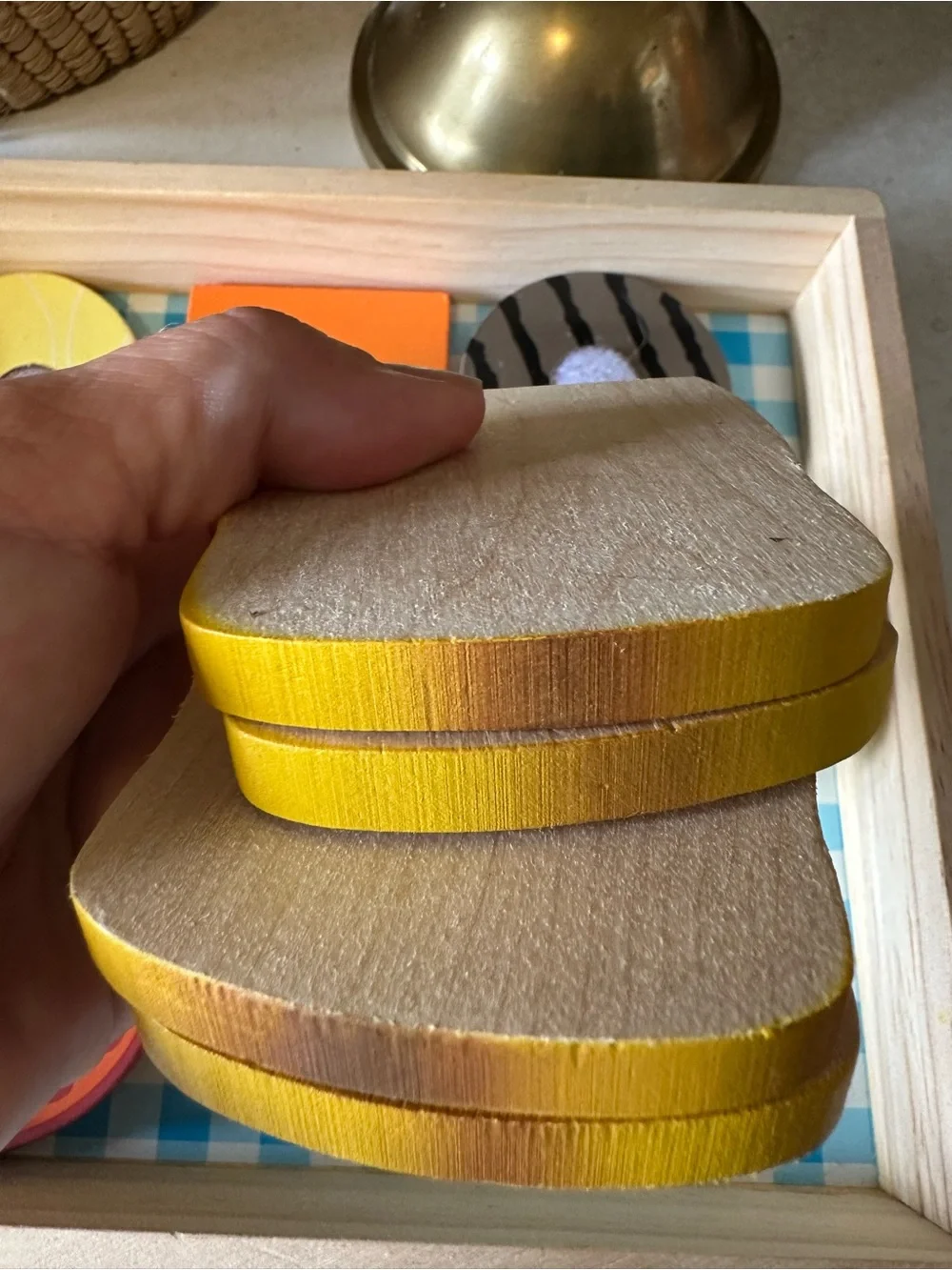 Melissa & Doug Wooden Sandwich Making Playset